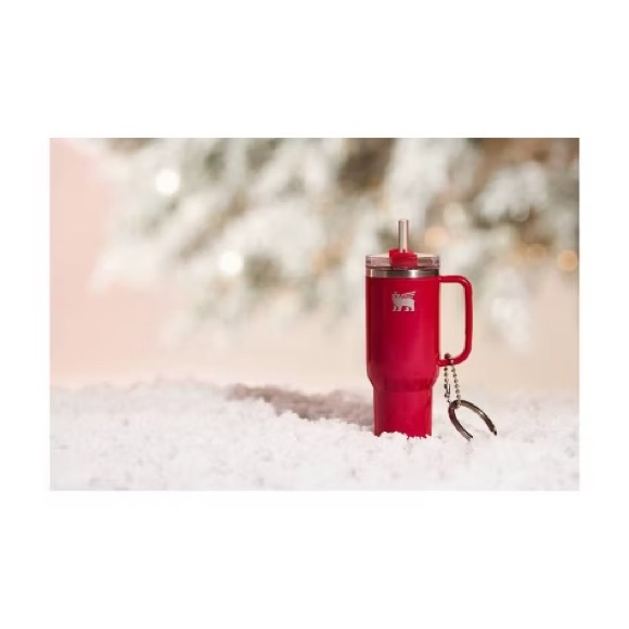 !!!NEW IN BOX!!! Stanley Water bottle keychain ornament- “Red Delicious” - Picture 5 of 6